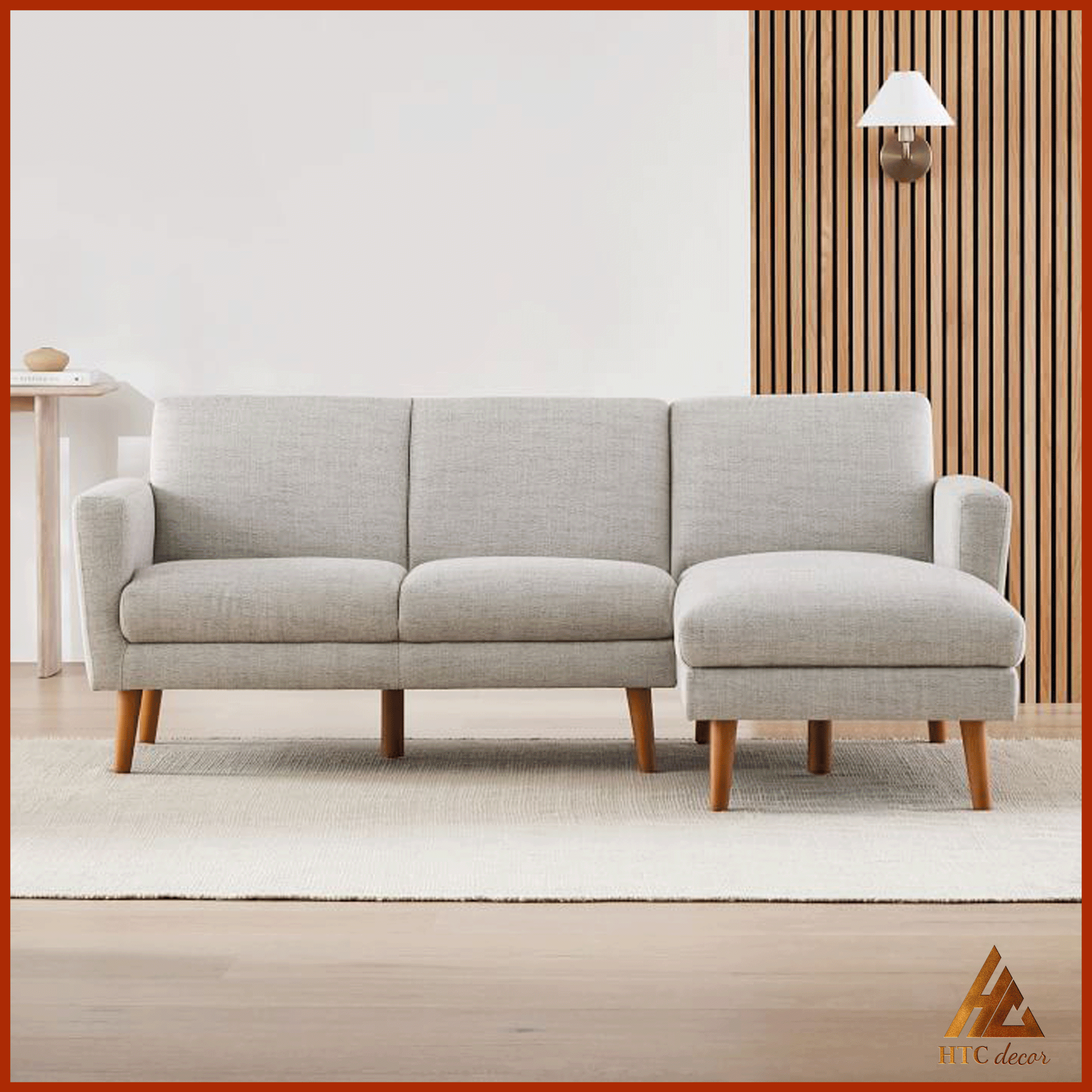 Ghế Sofa Góc L Oliver Vải Bố